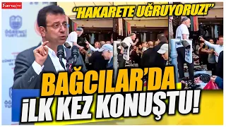 Ekrem İmamoğlu pazarcı ile yaşadığı olay hakkında konuştu! "Hakarete uğruyoruz!"