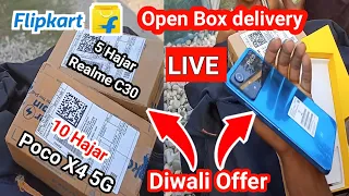 Poco X4 Pro 5G And Realme C30 Open Box delivery | Flipkart Open Box delivery | Best Gaming phone