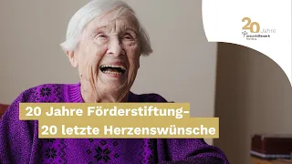 20 Jahre Unionhilfswerk-Förderstiftung - 20 letzte Herzenswünsche