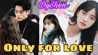 Shen Yue's long hair | Only for love kissing scene!