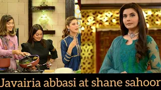 Nazish  jahangir & javeria abbasi at Shane-e -Sahoor !!