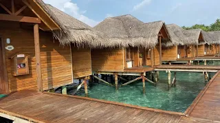 Maldives December 2020 Fihalhohi Island Resort  water villa обзор и описание 5 часть