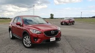 2013 Toyota RAV4 vs 2014 Mazda CX-5 - Track Comparison