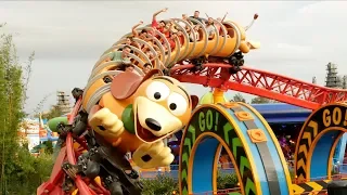 Slinky Dog Dash 4K Offride Footage Disney's Hollywood Studios