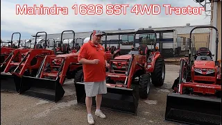 Mahindra 1626 SST 4WD Tractor With Front End Loader