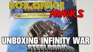 Box Office Maniacs | Avengers: Infinity War | 4K Ultra HD Best Buy STEELBOOK | Unboxing