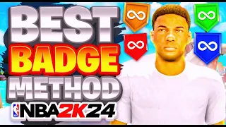 NBA 2K24 *UPDATED* UNLIMITED BADGE METHOD AFTER PATCH! HOW TO GET BADGES FAST ON NBA 2K24!