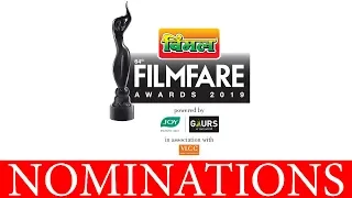 Nominations for the 64th Vimal Filmfare Awards 2019 | Filmfare