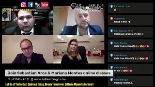 Sultanic live stream (interview) with Sebastian Arce & Mariana Montes  #sultantango