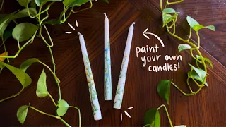 How to Make Hand-Painted Candles: Tips and Tricks for Painting Floral Candles