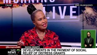 Changes in Social Relief of Distress grant payment: Paseka Letsatsi