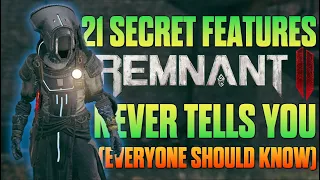 21 Secret Features Remnant 2 Never Tells You About (Tips & Tricks)
