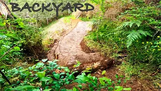 BUILDING THE SICKEST HIP ON MY BACKYARD TRAILS!