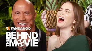 Dwayne Johnson & Emily Blunt Talk About Their “White Hot Kiss” in Disney’s ‘Jungle Cruise’