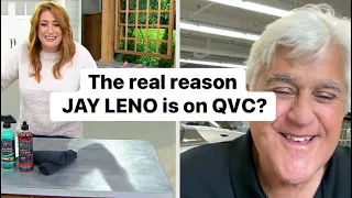 Jay Leno is showing up on QVC with his car care supplies. What’s the deal? #jaylenosgarage #carcare