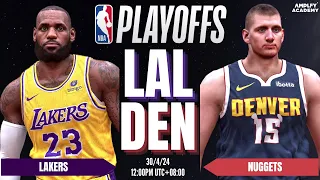 NBA PLAYOFFS GAME 5: LAKERS (7) vs NUGGETS (2) | NBA 2K24 ULTRA REALISTIC GRAPHICS | K4RL 2K