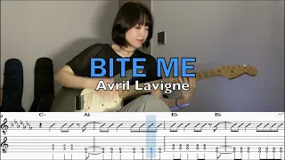 [TAB] 🔥BITE ME-Avril Lavigne🔥 에이브릴라빈언니의 신곡 바이트미 타브