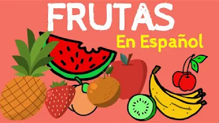 Fruits and vegetables in English and Spanish - Bilingual vocabulary