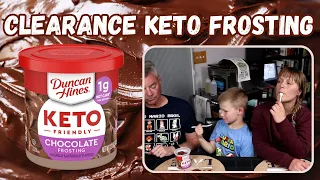 Clearance Keto - Duncan Hines Keto Chocolate Frosting Review