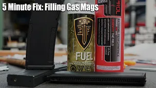 5 Minute Fix: Filling gas mags and making sure to bleed them