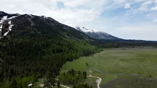 Jackson Hole WY Teton Village Teton Mountains 4k