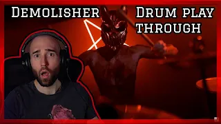 SLAUGHTER TO PREVAIL - DEMOLISHER DRUM PLAYTHROUGH [RAPPER REACTION]