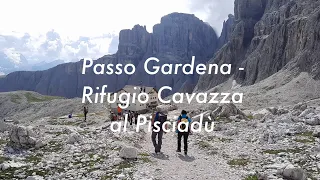 Escursione dal Passo Gardena al Rifugio Pisciadù.