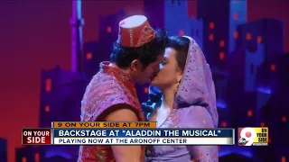 Backstage at 'Aladdin The Musical'