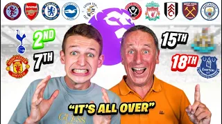 REMAKING OUR PREMIER LEAGUE PREDICTION