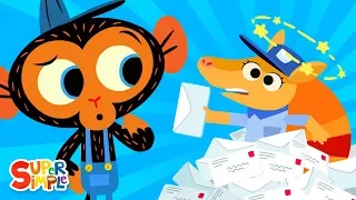 Ms. Armadillo's Delivery Truck Mix Up | Cartoons For Kids | Mr. Monkey, Monkey Mechanic