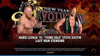 WWE stone cold vs brock lesnar last man standing