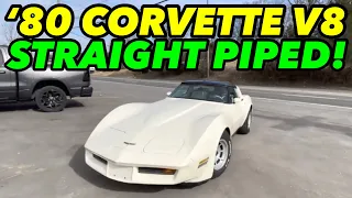 1980 Chevy Corvette V8 (350) Dual Exhaust w/ STRAIGHT PIPE!