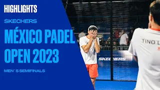 Highlights Semifinals Stupa/Di Nenno vs Augsburger/Libaak Skechers México Padel Open 2023