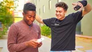 Finding the Worst Phone on Campus and Giving Them an iPhone 12!