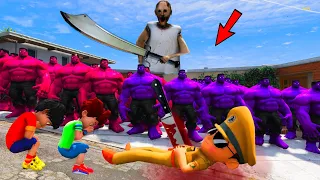 Giant Granny Attacked Little Singham And Killed Him In GTA V 😱⚰️|| GTA 5 Gameplay