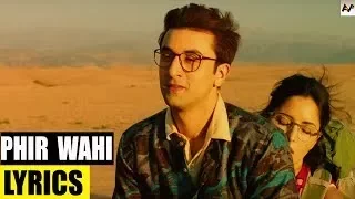 Jagga Jasoos: Phir Wahi Full HD Karaoke | Ranbir, Katrina | Pritam, Arijit |