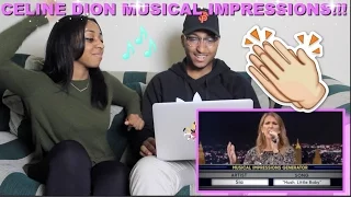 Couple Reacts : "Wheel of Musical Impressions with Céline Dion" Reaction!!!