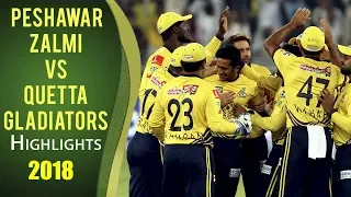 Peshawar Zalmi vs Quetta Gladiators | Highlights | Match 10 | HBL PSL 2018 | Season 3 | Premier TV