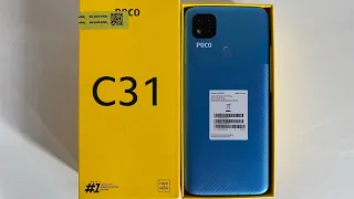 Poco C31 Unboxing