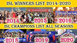 ISL Winners & Runners List all seasons || isl champions list From Season 1 To Season 6