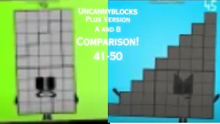 Uncannyblocks Band Plus (41-50) Version A & B Comparison