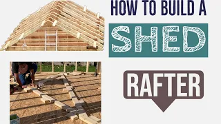 Rafter || How To Build A Shed - Part 3 || DIY || Easy || my hard way of doing it