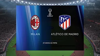 AC Milan U19 vs Atlético Madrid U19 (14/03/2023) Quarter-final UEFA Youth League FIFA 23