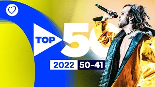Eurovision Top 50 Most Watched 2022 - 50 to 41