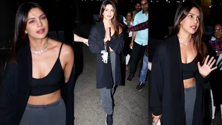 Priyanka Chopra Jonas Arrived back to Mumbai after Ages 😍🔥📸✈️