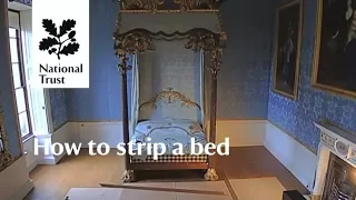 30 years of Restoration at Kedleston - How to strip a bed that's fit for a King or Queen
