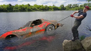 Magnet Fishing Gone Crazy! I Found a Car Under The Bridge!