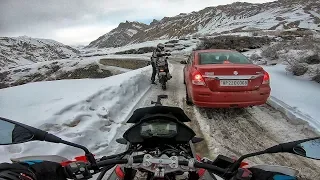 Spiti ride is not easy  - Toughest ride of my life - Frozen Adventure in Spiti Kaza