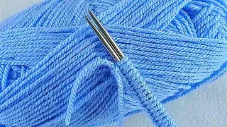 AMAZİNG👌UNIQUE! knitting stitch! very easy and beautiful knitting pattern