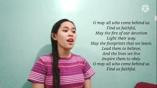 Find Us Faithful - with lyrics - Female cover - Bible Baptist Christian Songs